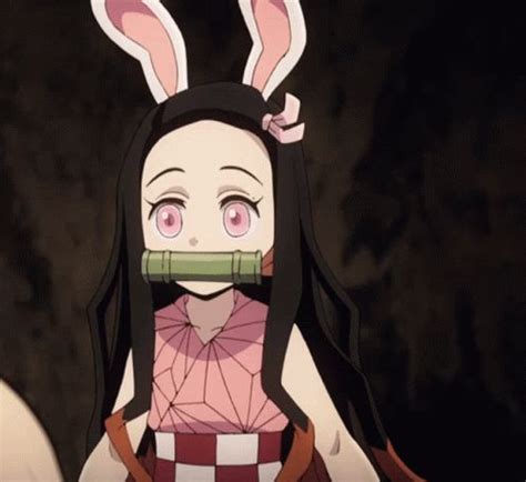 nezuko nsfw|Bunny Nezuko trying to dance by NekoNikoFox :。